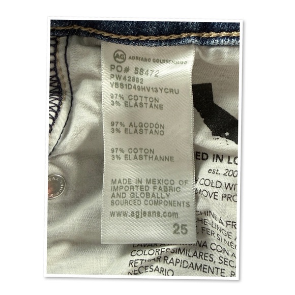 Ag Adriano Goldschmied Saige Wide Leg Crop Jeans - Picture 13 of 14